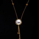 – گرنبند آویز رو لباسی و رو مانتویی برند بولگاری Bvlgari - بلاران