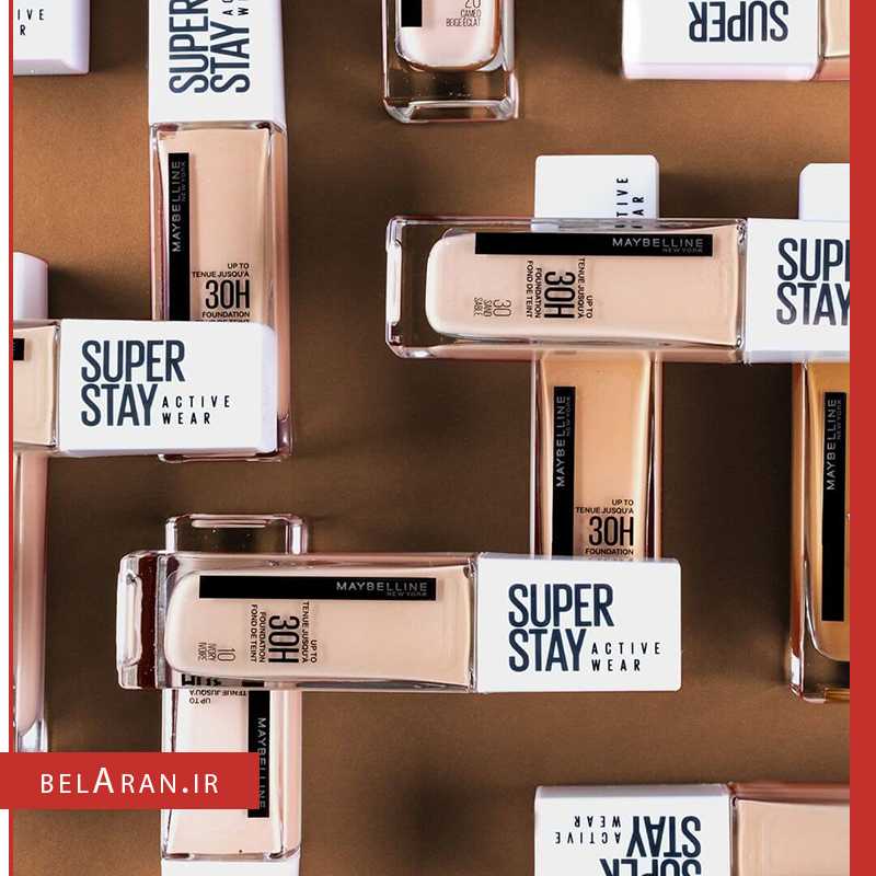 کرم پودر سوپر استی میبلین 30ساعته-index_belaran کرم پودر سوپر استی میبلین 30ساعته-بلاران Maybelline Super Stay 30H Active Wear Foundation