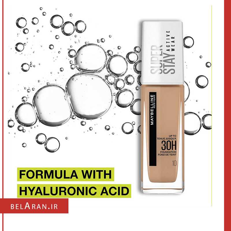 کرم پودر سوپر استی میبلین 30ساعته-index_belaran کرم پودر سوپر استی میبلین 30ساعته-بلاران Maybelline Super Stay 30H Active Wear Foundation