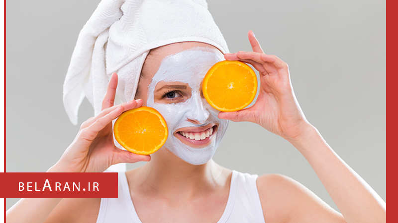 ساخت ماسک پوست صورت با استفاده از پرتقال - بلاران