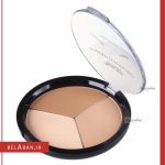 پالت پودری کانتور و هایلایت 3 رنگ پیررنه_محضولات پیررنه-خرید لوازم آرایش اورجینال-بلاران pierre rene professional Powder Contouring belaran