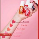 رژ لب و رژگونه مایع تینت بنفیت bene tint