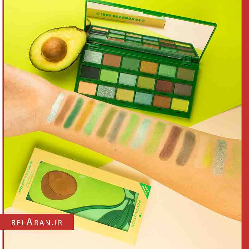پالت سایه آواکادو رولوشن-index_belaran پالت سایه آواکادو رولوشن Revolution Eyeshadow Palette Tasty Avocado