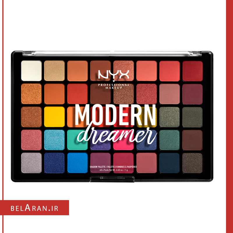 پالت سایه رویای مدرن نیکس-index_belaran پالت سایه رویای مدرن نیکس Nyx Modern Dreamer Eyeshadow Palette