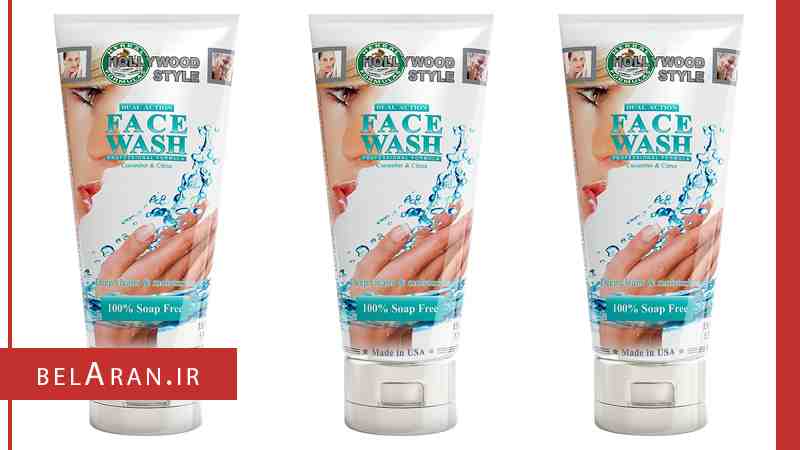 ژل شستشوی هالیوود استایل آمریکا HOLLYWOOD STYLE Dual Action Face Wash