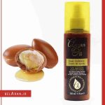 اسپری محافظ حرارت، آب رسان و صاف کننده مو آرگان اویل heat defence leave in spray with argan oil