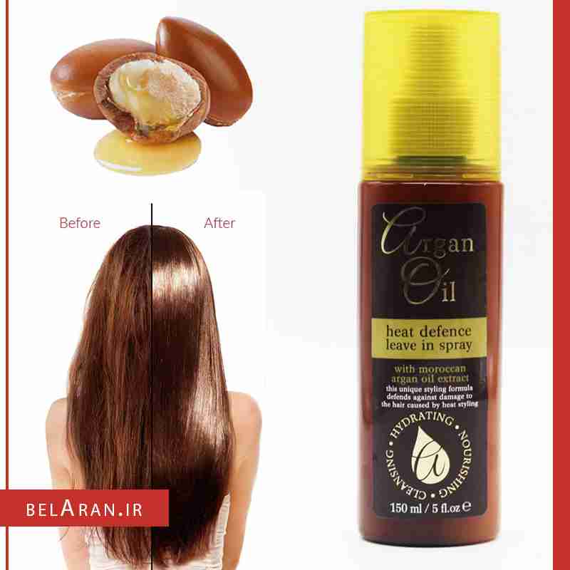 اسپری محافظ حرارت آب رسان و صاف کننده مو آرگان اویل -index_belaran اسپری محافظ حرارت، آب رسان و صاف کننده مو آرگان اویل heat defence leave in spray with argan oil