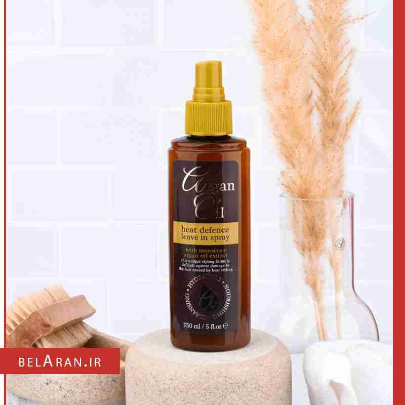 اسپری محافظ حرارت آب رسان و صاف کننده مو آرگان اویل -index_belaran اسپری محافظ حرارت، آب رسان و صاف کننده مو آرگان اویل heat defence leave in spray with argan oil