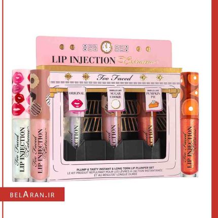رژ لب حجم دهنده توفیسد too Faced Lip Injection Extreme Plump & Tasty Trio Makeup Gift Set