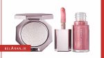 ست لیپ گلاس و هایلایتر الماسی فنتی بیوتی مدل بمبی-بلاران Fenty Beauty Diamond Bomb Baby Mini Face and Lip Set