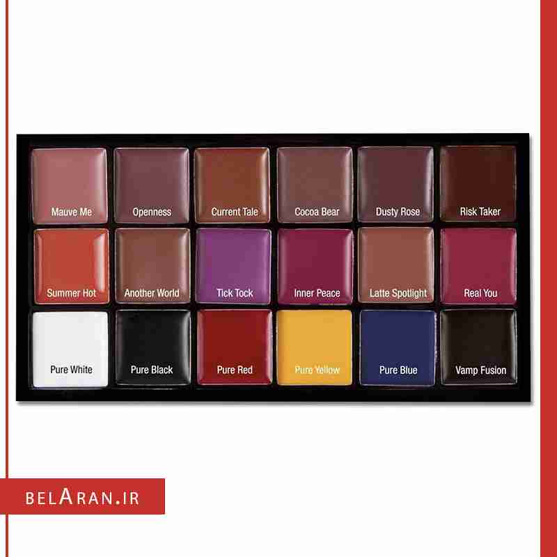 پالت رژلب جی کت-بلاران (13) پالت رژلب جی کت-بلاران J.Cat FREEDOM CREATOR LIP PALETTE