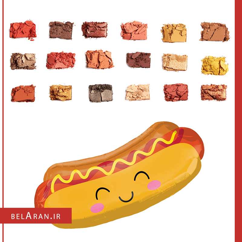 پالت سایه رولوشن مدل هات داگ-index_belaran پالت سایه رولوشن مدل هات داگ-بلاران Makeup Revolution Tasty Palette Hot Dog