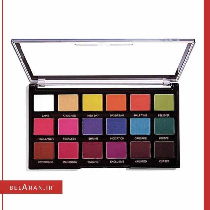 پالت سایه رولوشن پرو ریجنریشن میسچیف متز-بلاران Makeup Revolution Pro Regeneration Eyeshadow Palette Trends Mischief Mattes