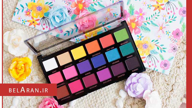 پالت سایه رولوشن پرو ریجنریشن میسچیف متز-بلاران Makeup Revolution Pro Regeneration Eyeshadow Palette Trends Mischief Mattes