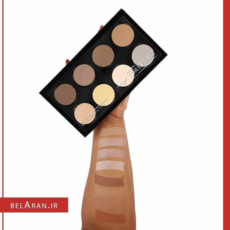 پالت کانتور خشک فوراور52-index_belaran پالت کانتور خشک فوراور52-بلاران Daily Life Forever52 8 Color Highlighter & Contour Powder Palette