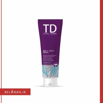 ژل شستشوی (فیس واش) پوست خشک توتال درم-بلاران Total Derm Daily Face Wash
