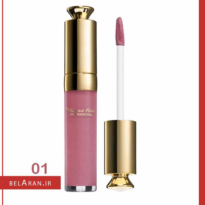 رژلب مایع براق کاور گلاس پیررنه-خرید لوازم آرایش اورجینال بلاران-index_belaranlux.com رژلب مایع براق کاور گلاس پیررنه-خرید لوازم آرایش اورجینال بلاران pierre rene professional Cover Gloss no. 01 Blooming Almond