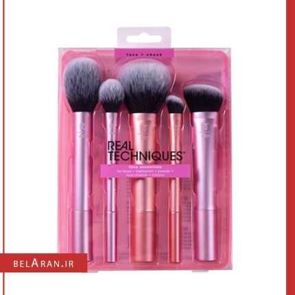 ست براش همه کاره ریل تکنیک-خرید ست براش ریل تکنیک-محصولات ریل تکنیک-خرید لوازم آرایش اورجینال-بلاران real techniques face essentials face+cheek set brush belaran