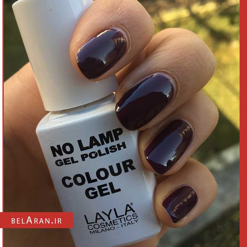 ژل لاک لایلا بدون نیاز به یووی-index_belaran ژل لاک لایلا بدون نیاز به یووی-بلاران Layla Cosmetics Milano No Lamp Gel Nail Polish Imperial