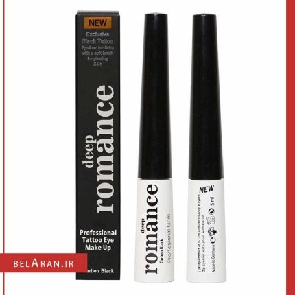 خط چشم مویی ضدآب دیپ رومنس مدل گریم کربن بلک-بلاران Deep Romance Grim Carbon Black Super Waterproof 24H Eyeliner