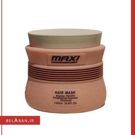 ماسک مو صاف کننده و احیاکننده مکسی برزیلین کراتین-بلاران MAXI BRAZILIAN KERATIN Straightening treatment shampoo and mask
