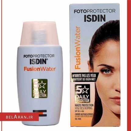 ضدآفتاب فیوژن واتر SPF 50 ایزدین بی رنگ-بلاران fotoprotector isdin fusion water SPF 50