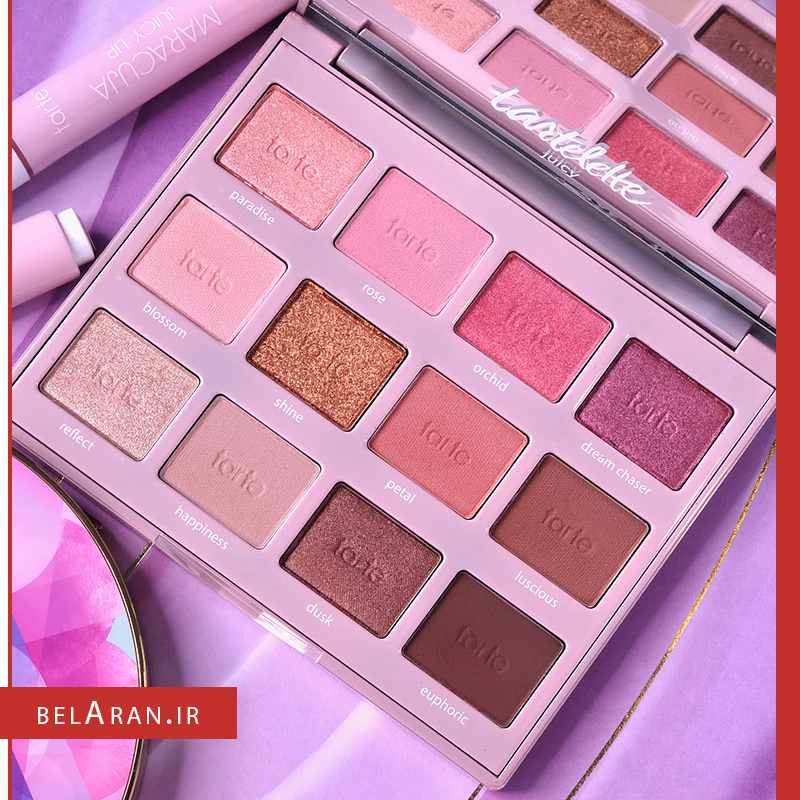 پالت سایه تارت مدل تارتلت جویسی-index_belaran پالت سایه تارت مدل تارتلت جویسی-بلاران Tarte Tartelette Juicy Amazonian Clay Eyeshadow Palette