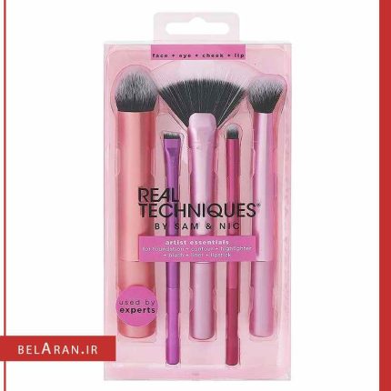 ست براش ریل تکنیک مدل آرتیست اسنشیال-بلاران Real Techniques Artist Essentials Complete Face Makeup Brush Set