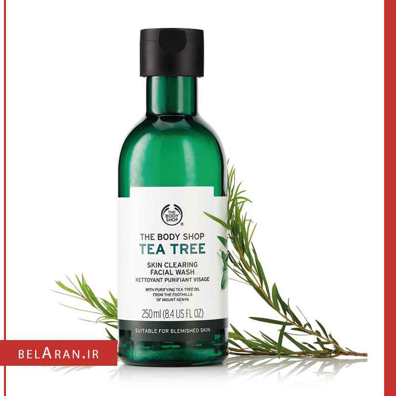 شوینده صورت تی تری بادی شاپ-index_belaran شوینده صورت تی تری بادی شاپ-بلاران The body shop tea tree skin clearing facial wash
