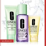 پک مراقبت روتین 3 مرحله‌ای پوست شماره 2 کلینیک مخصوص پوست خشک-بلاران Clinique set 3-Step Skin Care Kit Skin Type 2