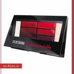 پالت رژلب و کانتور لب میبلین کالر دراما 1-محصولات میبلین-لوازم آرایش اورجینال-بلاران Maybelline color drama lip contour palette 01 crimson vixen Finish Concealer-belaran