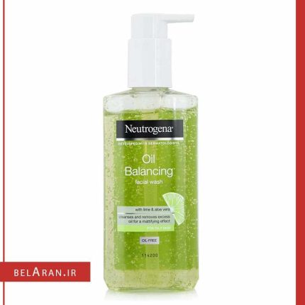 ژل شستشو صورت لیمو ترش نوتروژینا مناسب پوست چرب-محصولات نوتروژینا-خرید لوازم آرایش اورجینال-بلاران Neutrogena Oil Balancing Face Wash 200ml