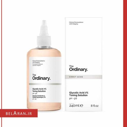 تونر روشن کننده و لایه بردار گلیکولیک اسید اوردینری-خرید لوازم آرایش اورجینال بلاران The Ordinary Glycolic Acid 7% Toning Solution 240ml