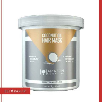 ماسک مو بدون سولفات روغن نارگیل آمازون کراتین-خرید لوازم آرایش اورجینال-بلاران coconut oil hair mask amazon keratin