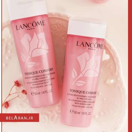 تونیک کانفورت لانکوم تراول سایز-خرید لوازم آرایش اورجینال بلاران Lancome Tonique Confort Re-Hydrating Comforting Toner 50ml