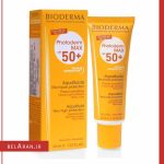 کرم ضدآفتاب آکوا فلوئید بایودرما-لوازم آرایش اورجینال بلاران Bioderma Photoderm MAX 50 + Anti-Shine Aquafluid 40ml