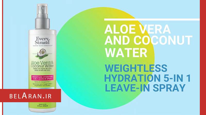 اسپری آبرسان و محافظ موی آلوئه ورا و آب نارگیل اوری استرند-محصولات اوری استرند-خرید لوازم آرایش اورجینال-بلاران Every Strand aloe vera Coconut water belaran