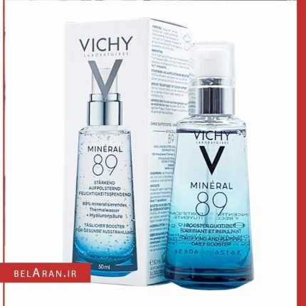 سرم آبرسان ویشی مدل مینرال 89-خرید لوازم آرایش اورجینال بلاران Vichy Mineral 89 Hydrating Hyaluronic Acid Serum and Daily Face Moisturizer 50ml