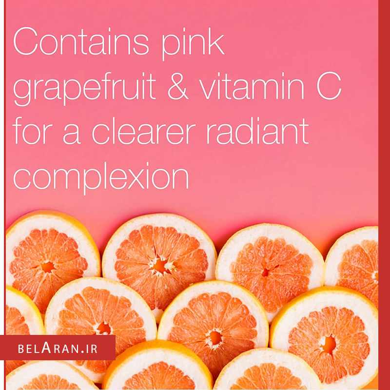 ژل شستشوی صورت گریپ فروت نوتروژینا-خرید لوازم آرایش اورجینال بلاران-index_belaranlux.com ژل شستشوی صورت گریپ فروت نوتروژینا-خرید لوازم آرایش اورجینال بلاران Neutrogena Refreshingly Clear Facial Wash with Pink Grapefruit and Vitamin