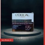کرم ضد چروک لورال بالای 55 سال-محصولات لورال-لوازم آرایش اورجینال-بلاران Loreal Paris Wrinkle Expert Anti Wrinkle Densifying Cream Night Calcium+55-belaran