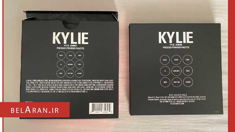 پالت سایه چشم کایلی جنر مدل بولگاری-محصولات کایلی جنر-خرید لوازم آرایش اورجینال-بلاران Kylie Cosmetics The burgundi Palette Kyshadow belaran