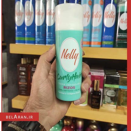 کرم فر کننده مو نلی-محصولات نلی-خرید لوازم آرایش اورجینال-بلاران Nelly Crema definidora de Rizos Curly Hair 150 ml belaran
