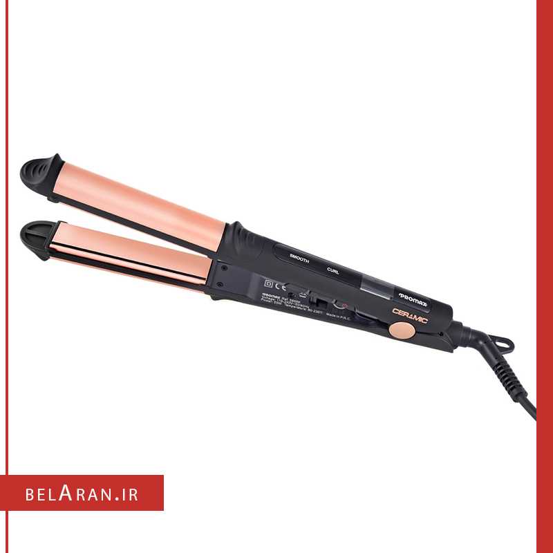 اتو مو و حالت دهنده مو کراتین پرومکس مدل 5858k-محصولات پرومکس-خرید لوازم آرایش اورجینال-بلاران-index_belaranlux.com اتو مو و حالت دهنده مو پرومکس مدل 5858k-محصولات پرومکس-خرید لوازم آرایش اورجینال-بلاران promax keratin 3 in 1 hair styling iron model 5858K belaran