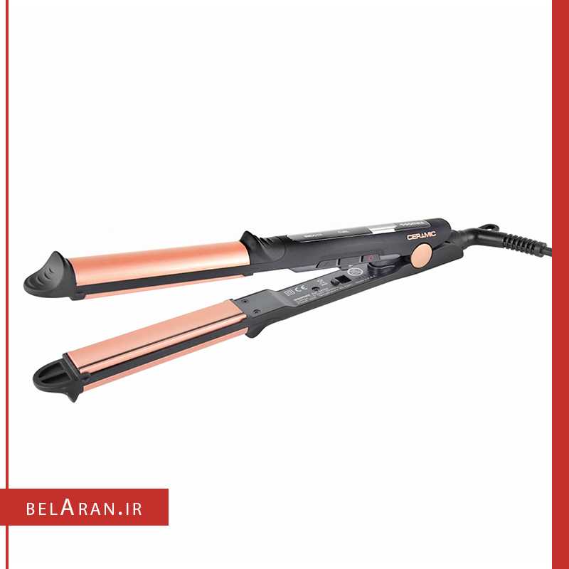 اتو مو و حالت دهنده مو کراتین پرومکس مدل 5858k-محصولات پرومکس-خرید لوازم آرایش اورجینال-بلاران-index_belaranlux.com اتو مو و حالت دهنده مو پرومکس مدل 5858k-محصولات پرومکس-خرید لوازم آرایش اورجینال-بلاران promax keratin 3 in 1 hair styling iron model 5858K belaran