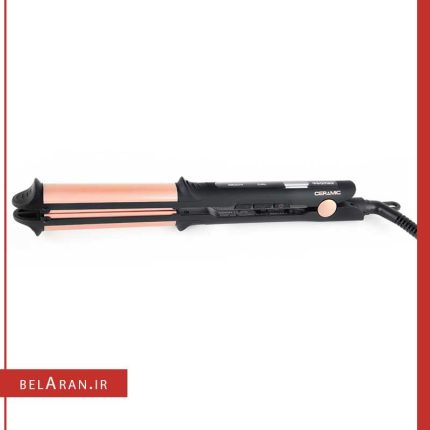 اتو مو و حالت دهنده مو پرومکس مدل 5858k-محصولات پرومکس-خرید لوازم آرایش اورجینال-بلاران promax keratin 3 in 1 hair styling iron model 5858K belaran