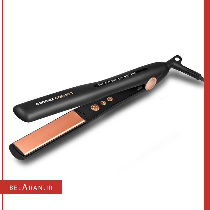 اتو مو کراتین پرومکس مدل 5757k-محصولات پرومکس-خرید لوازم آرایش اورجینال بلاران-index_belaranlux.com اتو مو کراتین پرومکس مدل 5757K-محصولات پرومکس-خرید لوازم آرایش اورجینال بلاران promax keratin hair straightener 5757k tourmaline power ceramic technology belaran