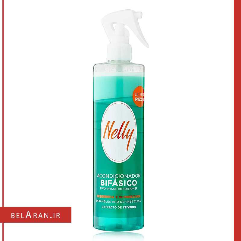 اسپری دو فاز عصاره چای سبز نلی مناسب مو فر و مجعد-محصولات نلی-خرید لوازم آرایش اورجینال-بلاران-index_belaranlux.com اسپری دو فاز عصاره چای سبز نلی مناسب مو فر و مجعد-محصولات نلی-خرید لوازم آرایش اورجینال-بلاران Nelly two phase Anti Frizz Green Tea Hair Serum 400ml conditioner detangles and conditioner detangles and defined curls green extract belaran