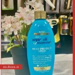 اسپری محافظ مو در برابر حرارت او جی ایکس-محصولات اوجی ایکس-خرید لوازم آرایش اورجینال-بلاران OGX Shine Argan Oil of Morocco Heat Protection Spray for Hair 177ml belaran