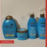 اسپری محافظ مو در برابر حرارت او جی ایکس-محصولات اوجی ایکس-خرید لوازم آرایش اورجینال-بلاران OGX Shine Argan Oil of Morocco Heat Protection Spray for Hair 177ml belaran