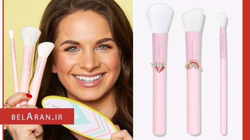 ست براش تارت شوگر راش گود وایبز-خرید ست براش اورجینال-خرید لوازم آرایش اورجینال-بلاران tarte Sugar Rush Good Vibes only Brush Set belaran